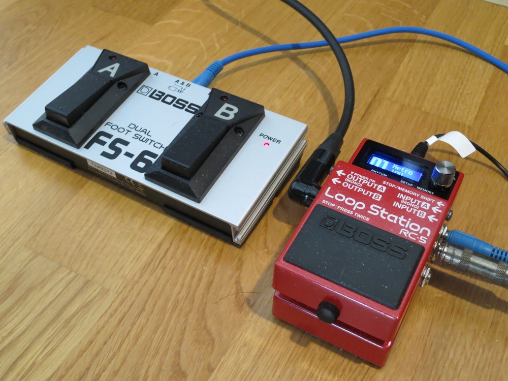 BOSS Loop Station RC-1とFS-5Uの2点セット - ギター